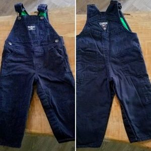 Oshkosh b'gosh Fleece Lined Jumper Overalls (12mos)